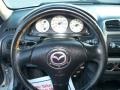 2002 Mazda Protege Off Black Interior Steering Wheel Photo