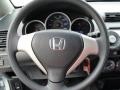 Black 2007 Honda Fit Standard Fit Model Steering Wheel
