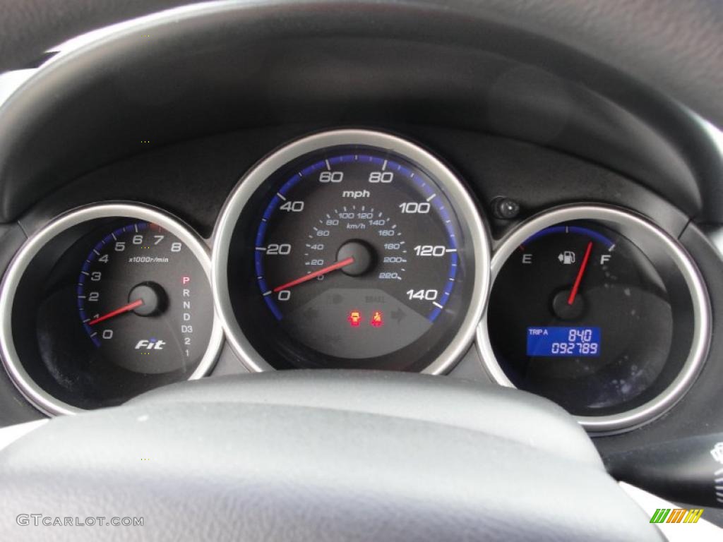2007 Honda Fit Standard Fit Model Gauges Photo #47321186