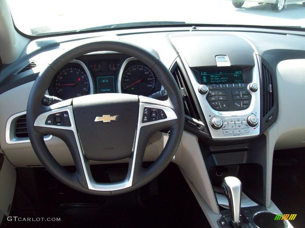 2011 Chevrolet Equinox LT Light Titanium/Jet Black Steering Wheel Photo #47321192