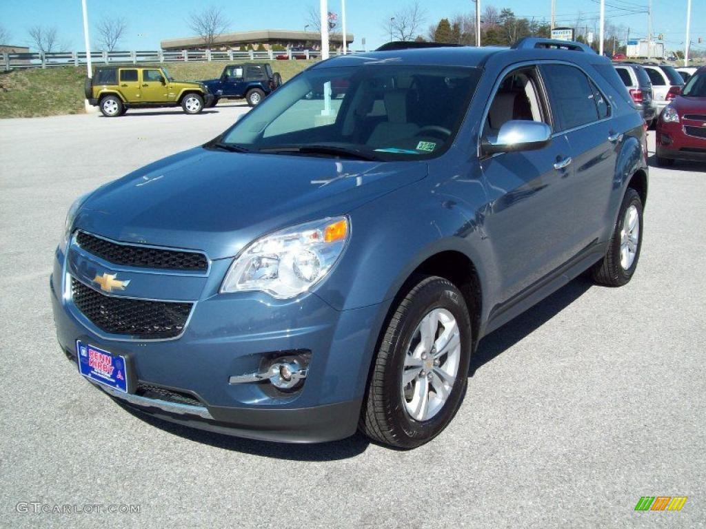 Twilight Blue Metallic 2011 Chevrolet Equinox LT Exterior Photo #47321204