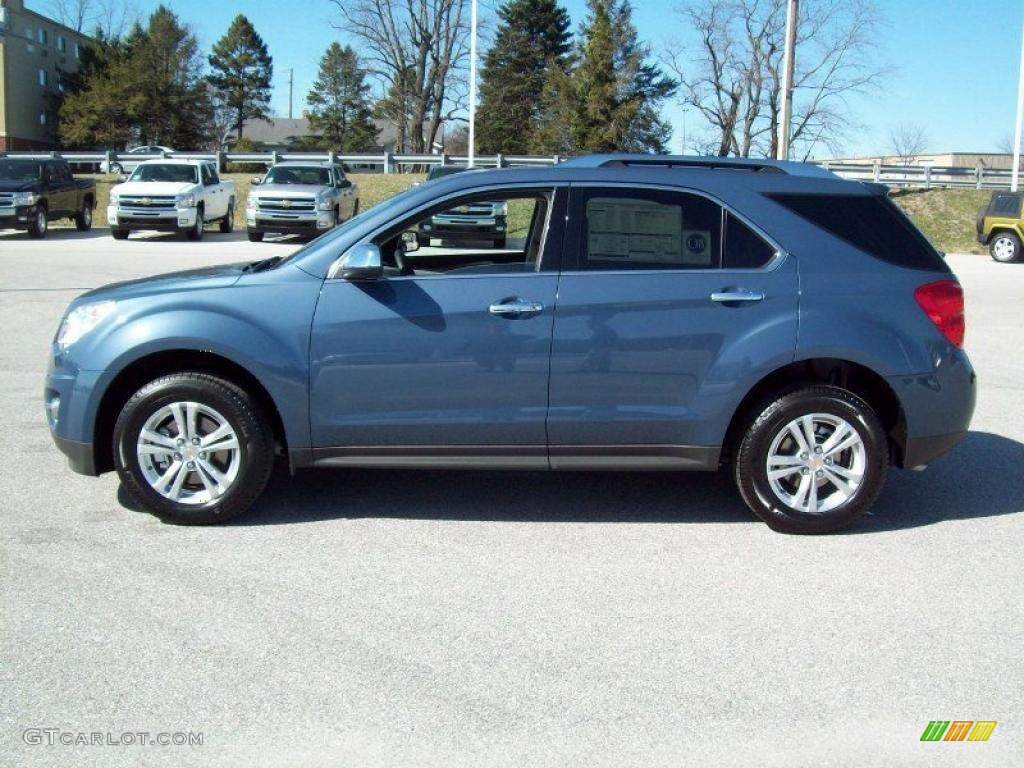Twilight Blue Metallic 2011 Chevrolet Equinox LT Exterior Photo #47321237