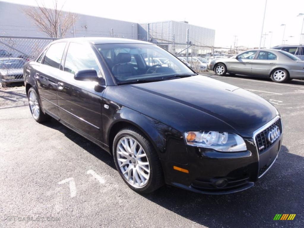 2008 A4 2.0T Special Edition quattro Sedan - Brilliant Black / Black photo #4