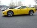 2009 Velocity Yellow Chevrolet Corvette Coupe  photo #2