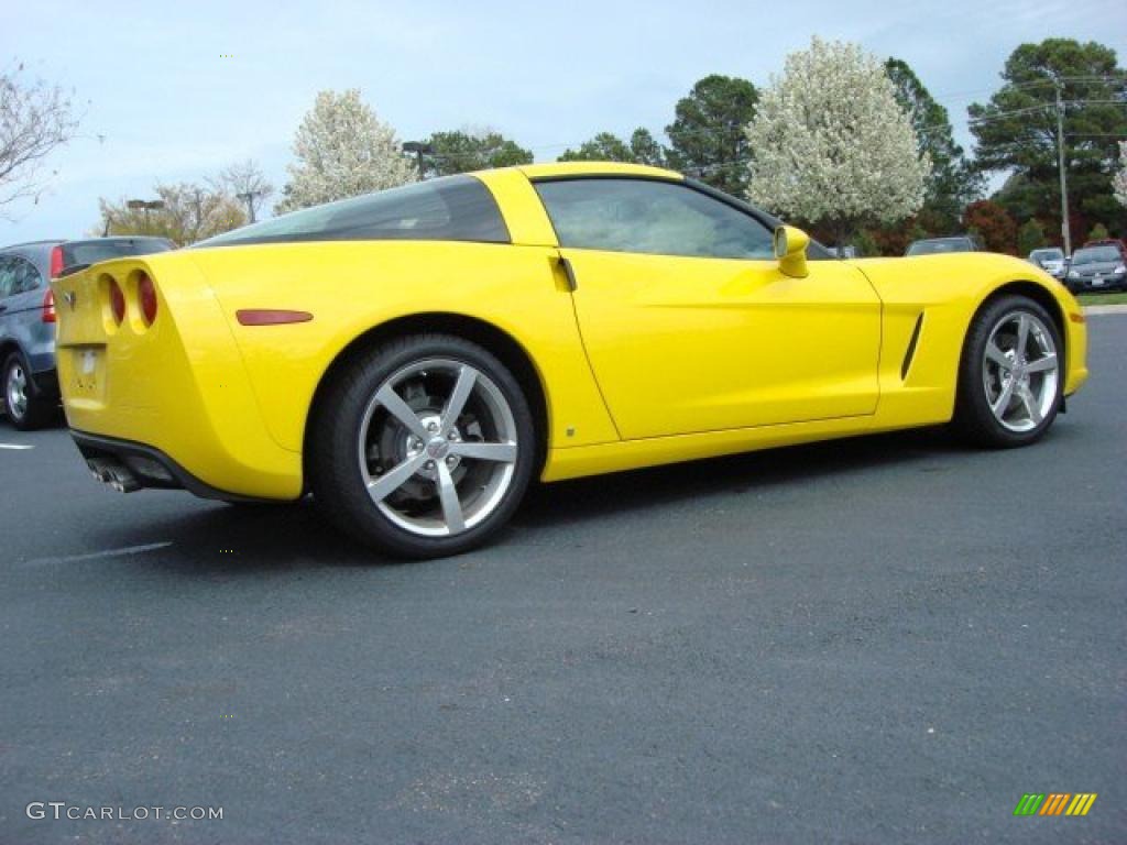 Velocity Yellow 2009 Chevrolet Corvette Coupe Exterior Photo #47321705