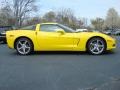 2009 Velocity Yellow Chevrolet Corvette Coupe  photo #6