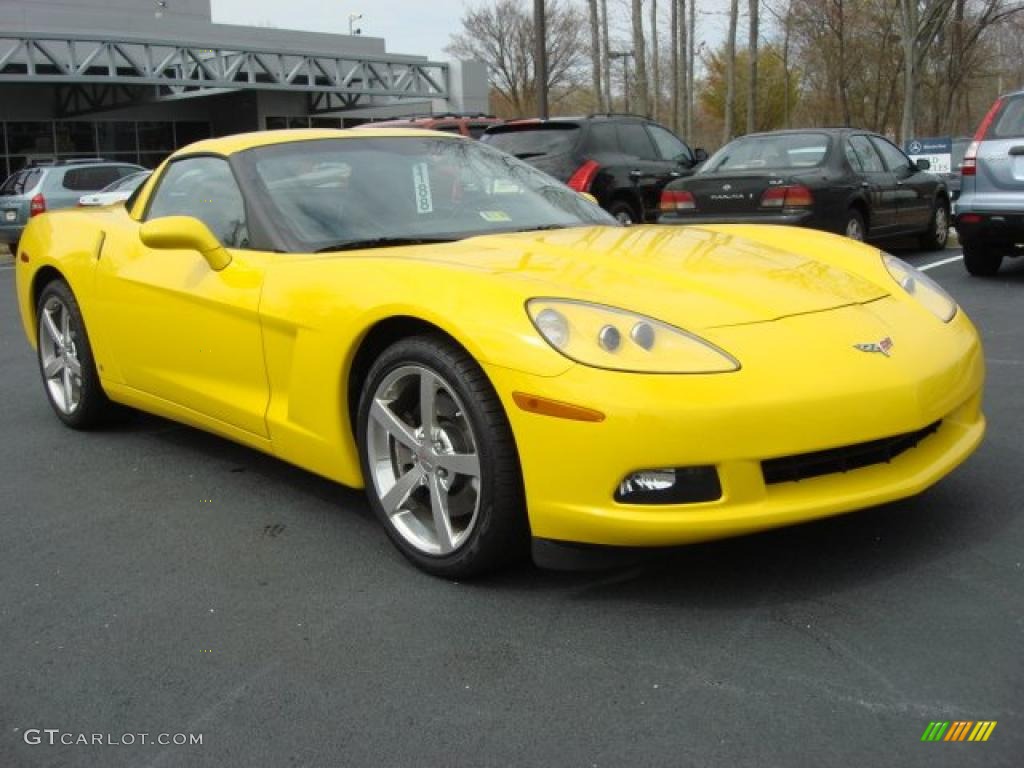 Velocity Yellow 2009 Chevrolet Corvette Coupe Exterior Photo #47321741