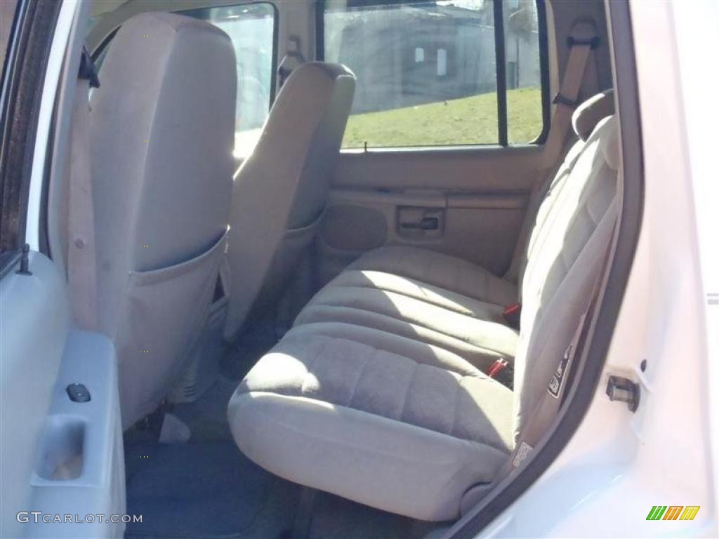 1999 Explorer XLT 4x4 - Oxford White / Medium Graphite Grey photo #14
