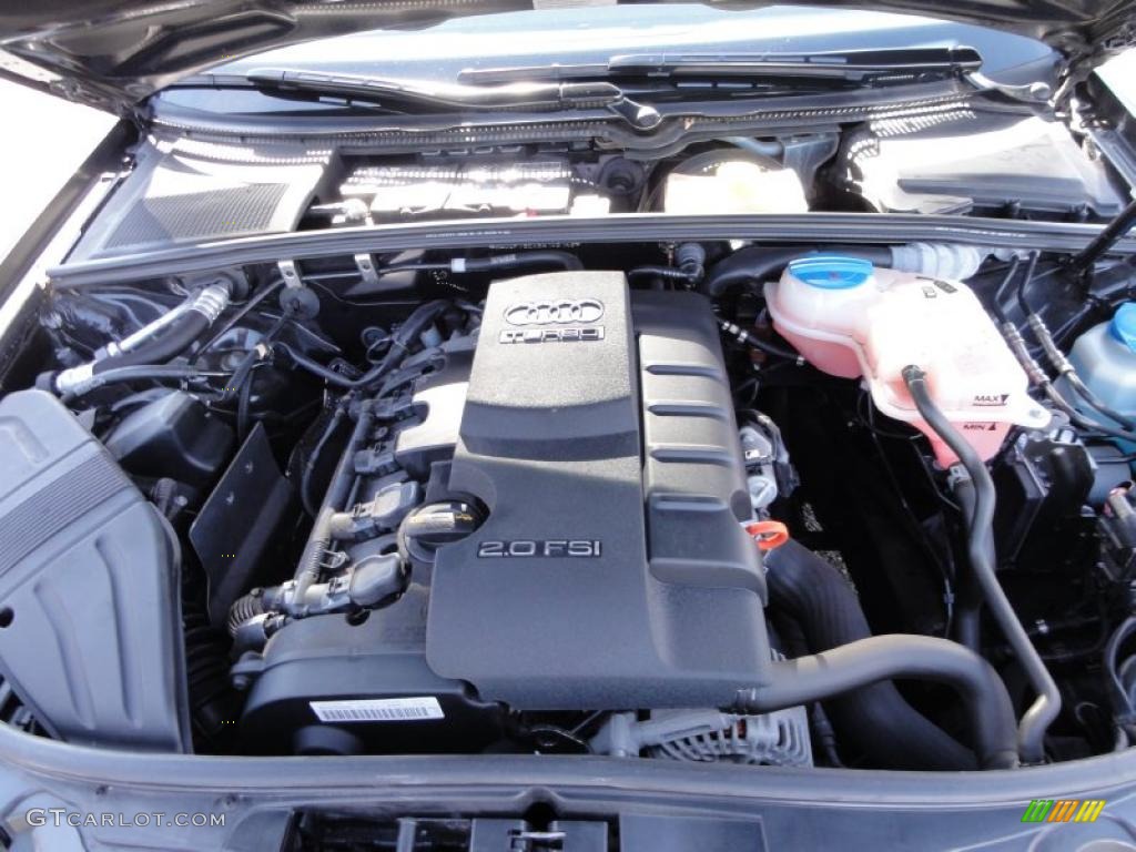 2008 Audi A4 2.0T Special Edition quattro Sedan Engine Photos