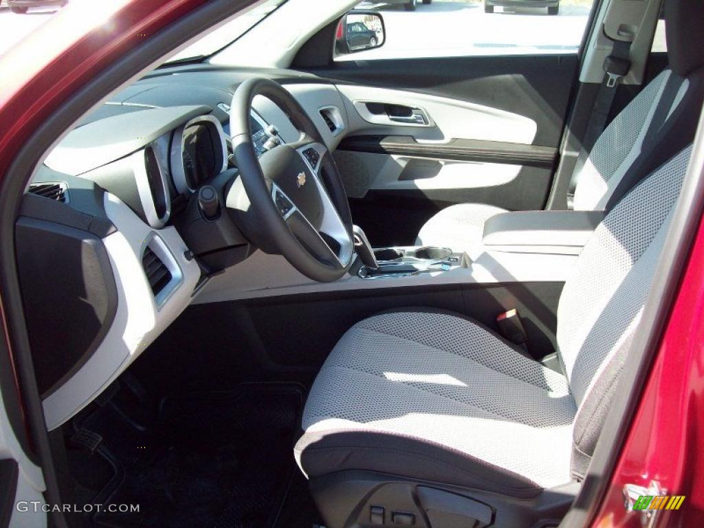 Light Titanium/Jet Black Interior 2011 Chevrolet Equinox LT AWD Photo #47322098