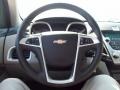 Light Titanium/Jet Black 2011 Chevrolet Equinox LT AWD Steering Wheel