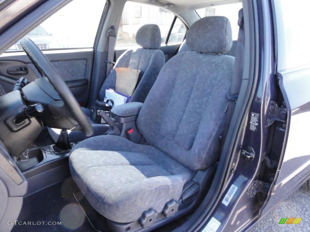 2001 Elantra GLS - Midnight Gray / Gray photo #17