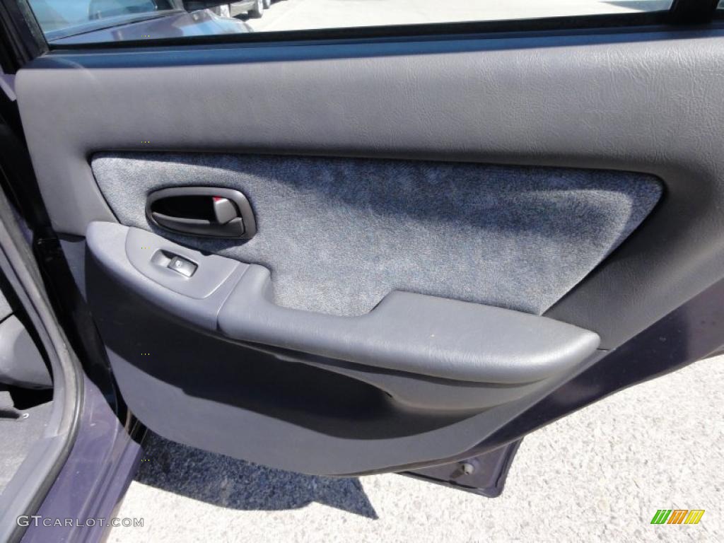 2001 Elantra GLS - Midnight Gray / Gray photo #25