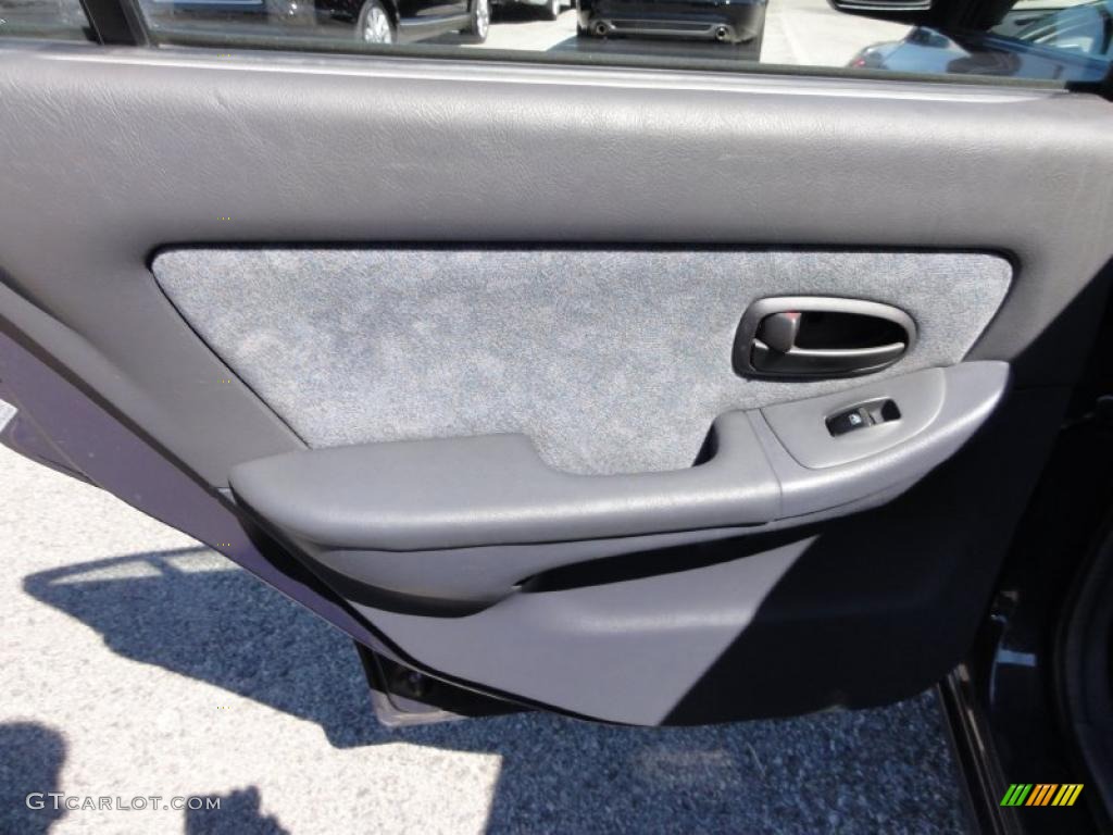 2001 Elantra GLS - Midnight Gray / Gray photo #27