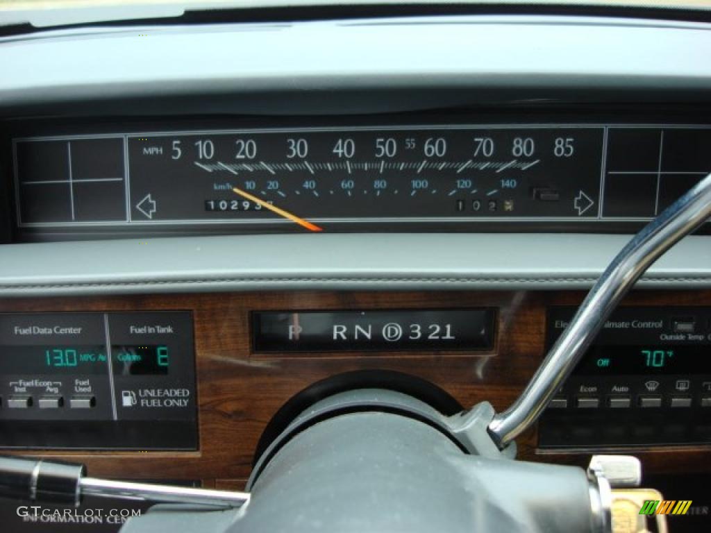 1989 Cadillac DeVille Sedan Gauges Photo #47322977