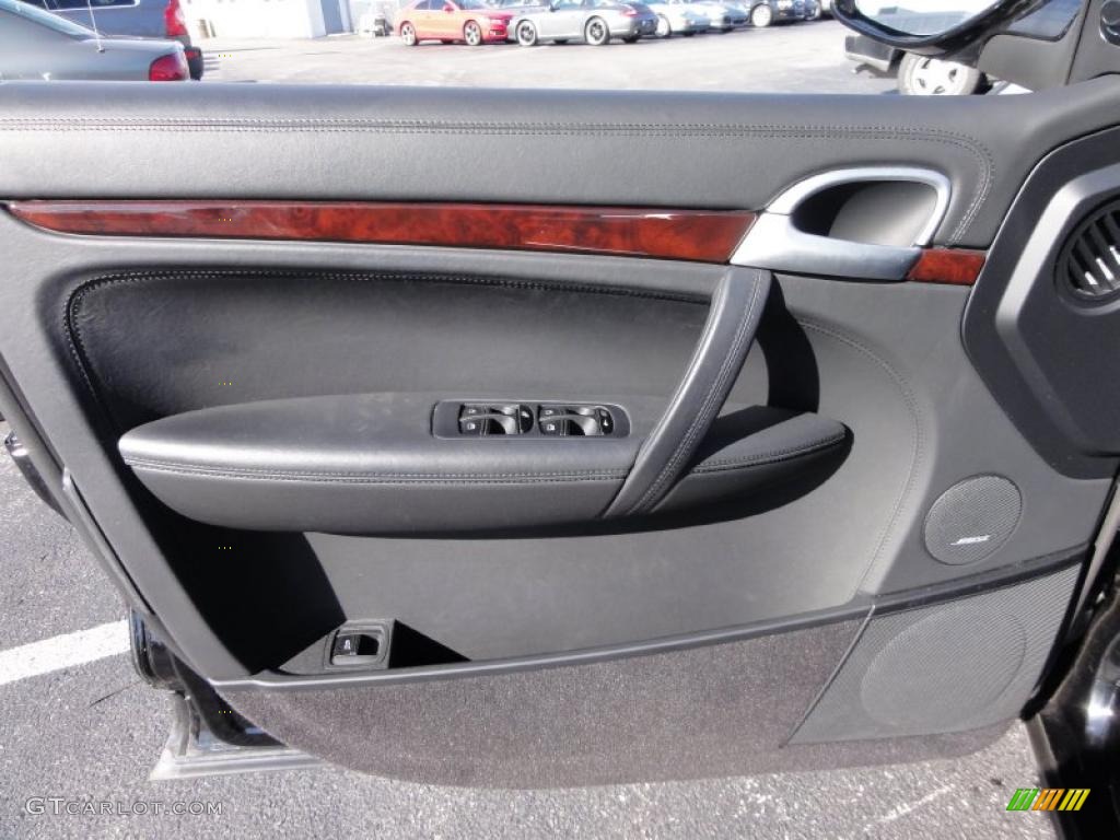 2010 Porsche Cayenne Turbo Black Door Panel Photo #47323121