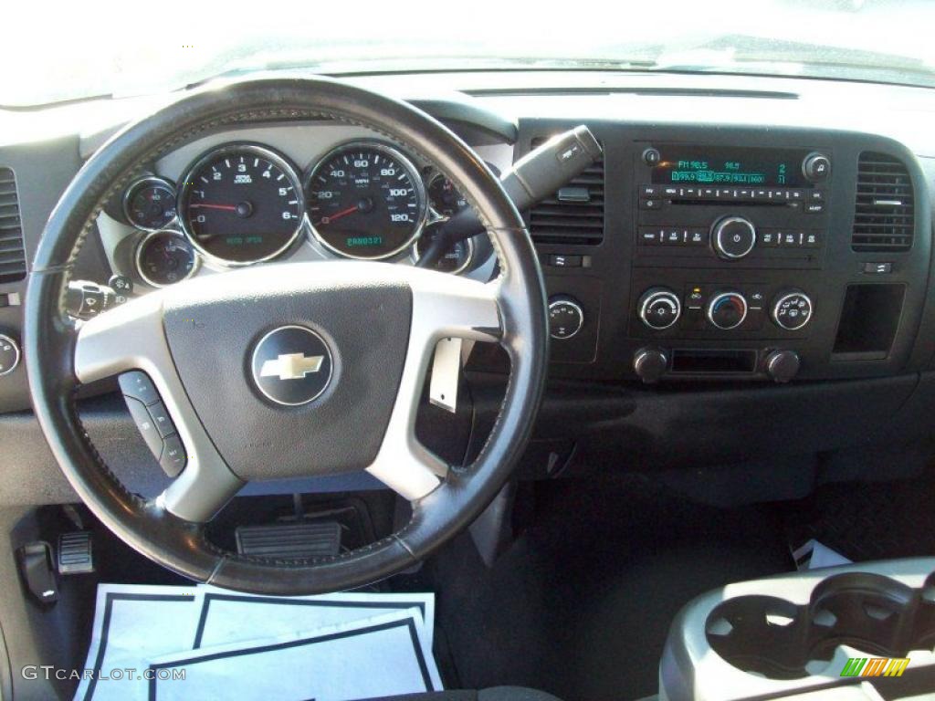 2007 Silverado 1500 LT Extended Cab 4x4 - Graystone Metallic / Ebony Black photo #9