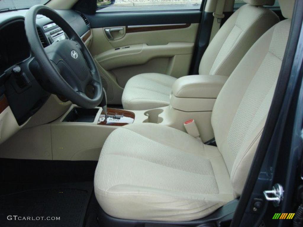 Beige Interior 2008 Hyundai Santa Fe GLS Photo #47323805