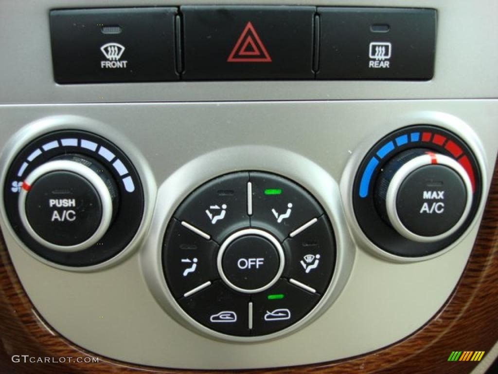 2008 Hyundai Santa Fe GLS Controls Photo #47323904