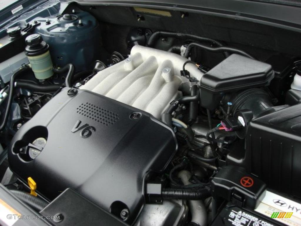2008 Hyundai Santa Fe GLS 2.7 Liter DOHC 24-Valve VVT V6 Engine Photo #47323961