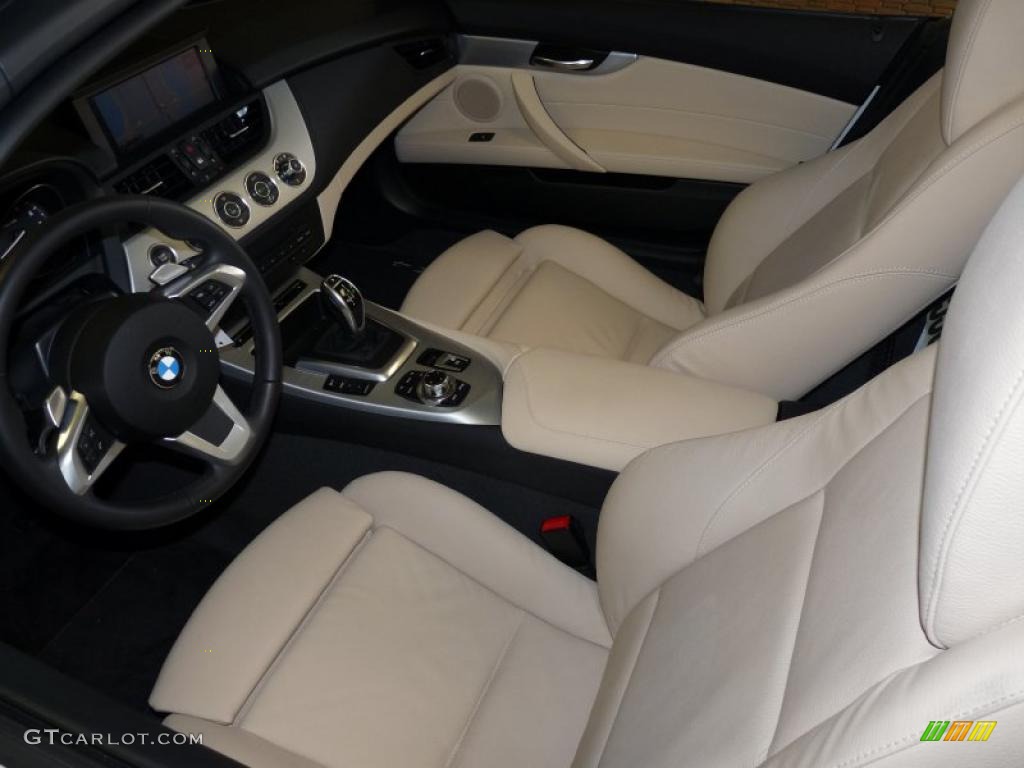 Beige Interior 2011 BMW Z4 sDrive35i Roadster Photo #47324998
