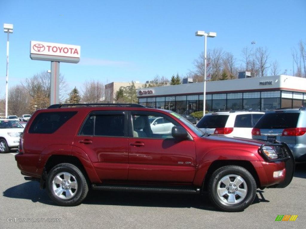 2005 4Runner SR5 4x4 - Salsa Red Pearl / Taupe photo #1