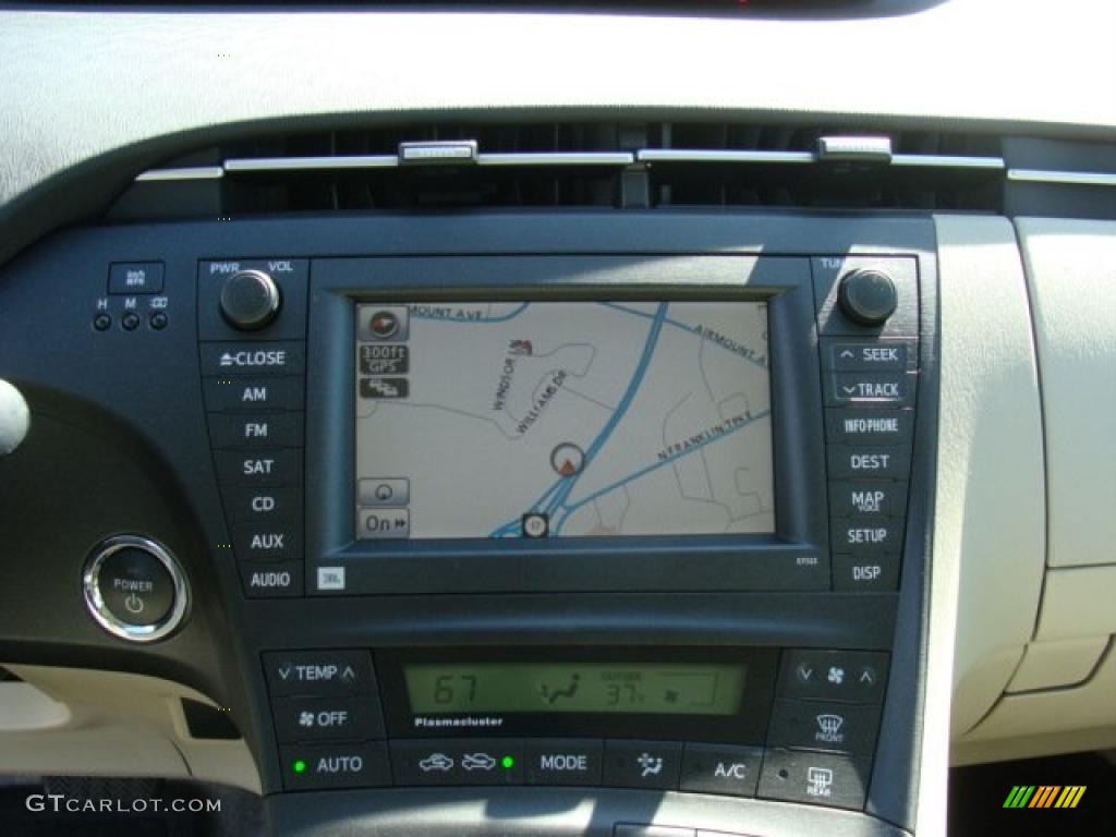 2010 Prius Hybrid IV - Blizzard White Pearl / Bisque photo #11