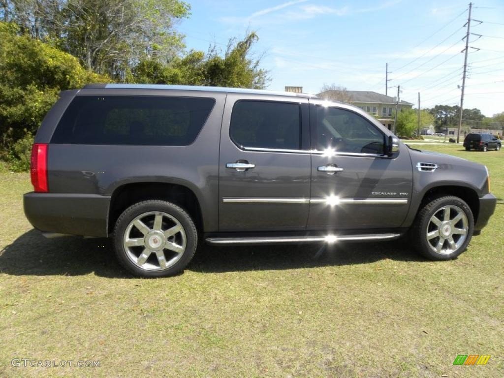 Galaxy Gray Metallic 2011 Cadillac Escalade ESV Luxury Exterior Photo #47326385