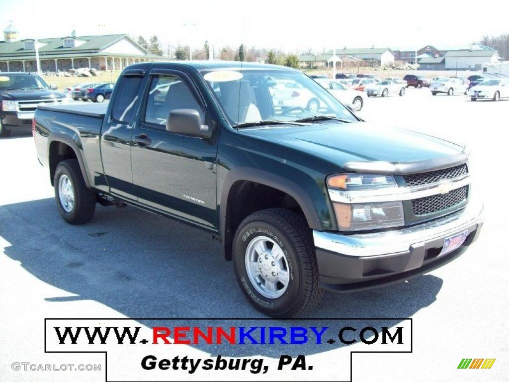 Dark Green Metallic Chevrolet Colorado