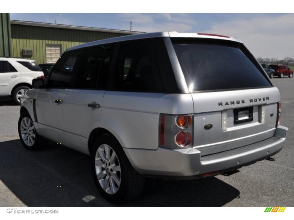 2004 Range Rover HSE - Zambezi Silver Metallic / Jet Black photo #3