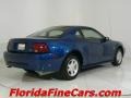 2000 Atlantic Blue Metallic Ford Mustang V6 Coupe  photo #2