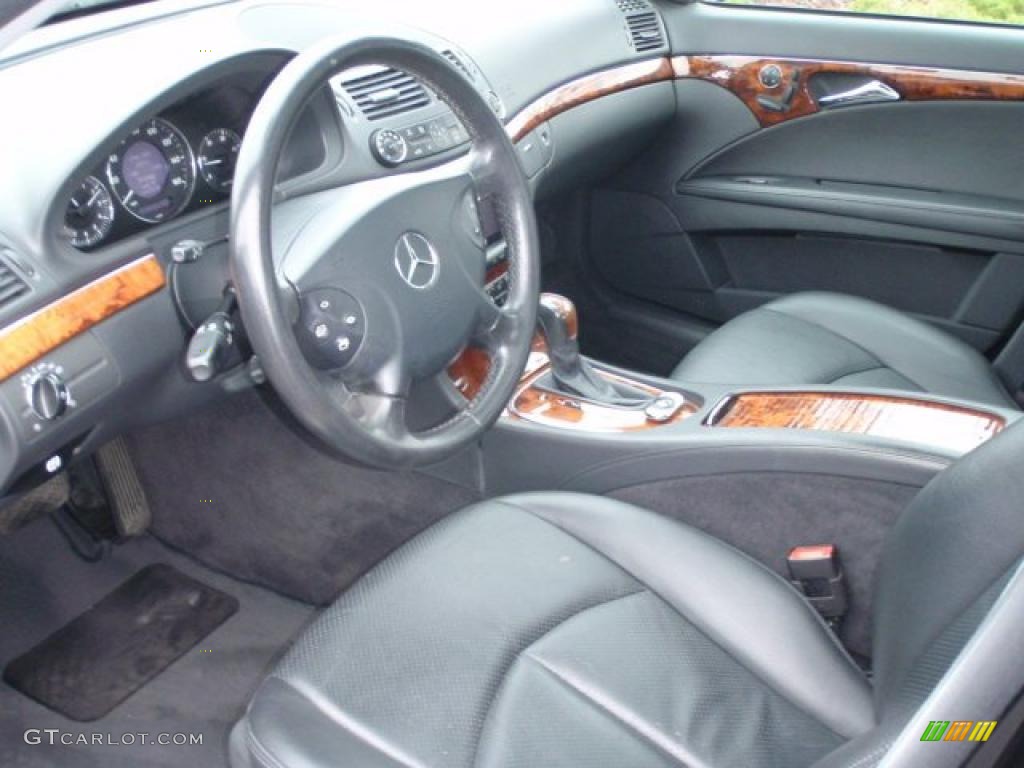 Charcoal Interior 2005 Mercedes-Benz E 320 CDI Sedan Photo #47328807