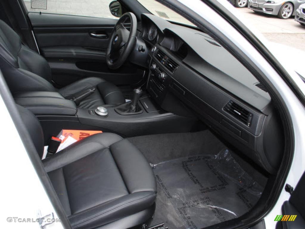 Black Interior 2008 BMW M3 Sedan Photo #47329140