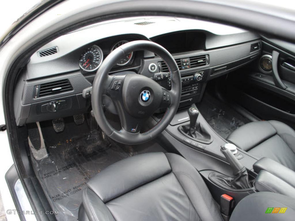 Black Interior 2008 BMW M3 Sedan Photo #47329305