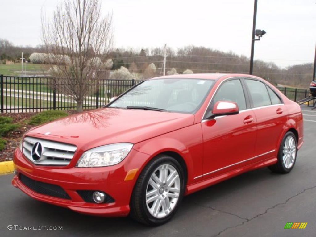 Mars Red 2009 Mercedes-Benz C 300 4Matic Sport Exterior Photo #47329704