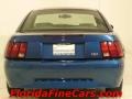 2000 Atlantic Blue Metallic Ford Mustang V6 Coupe  photo #6