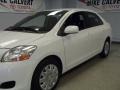 2009 Polar White Toyota Yaris Sedan  photo #5