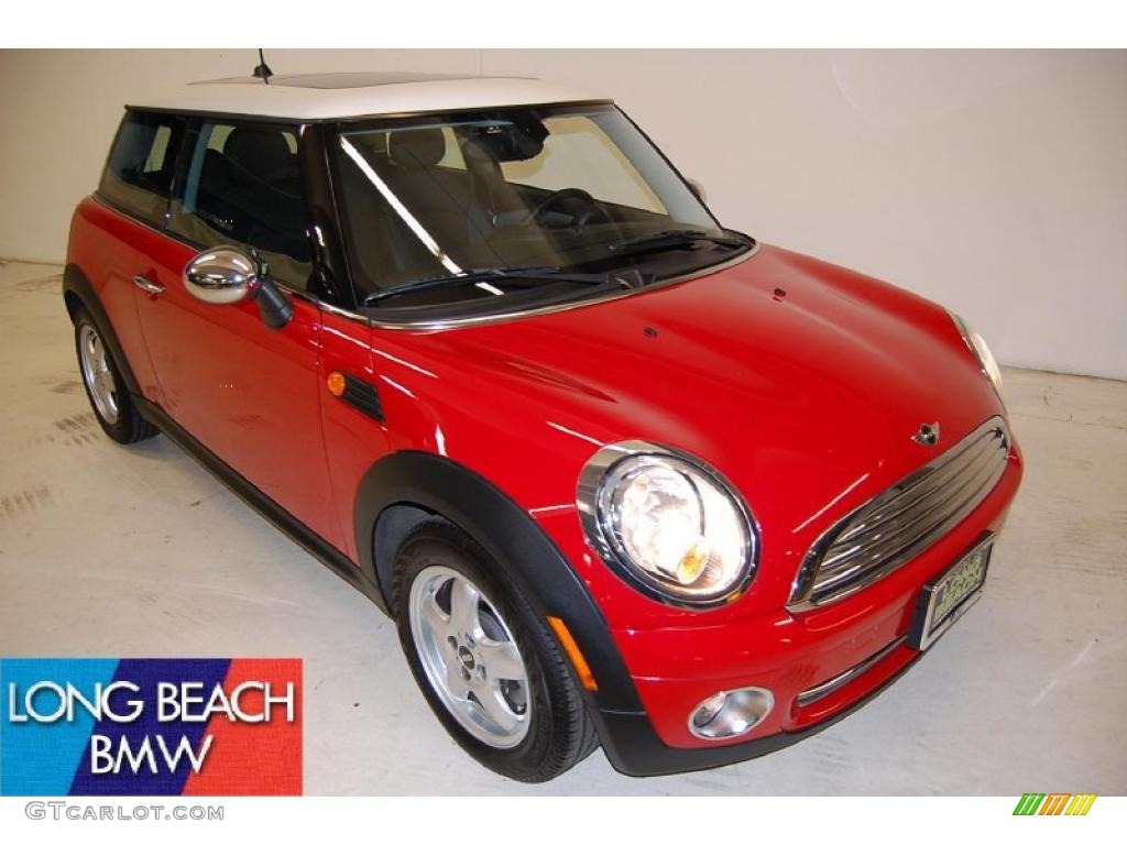 2007 Cooper Hardtop - Chili Red / Grey/Carbon Black photo #1