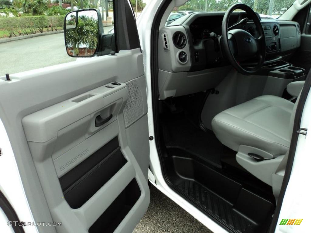Medium Flint Interior 2011 Ford E Series Van E250 XL Cargo Photo #47331094