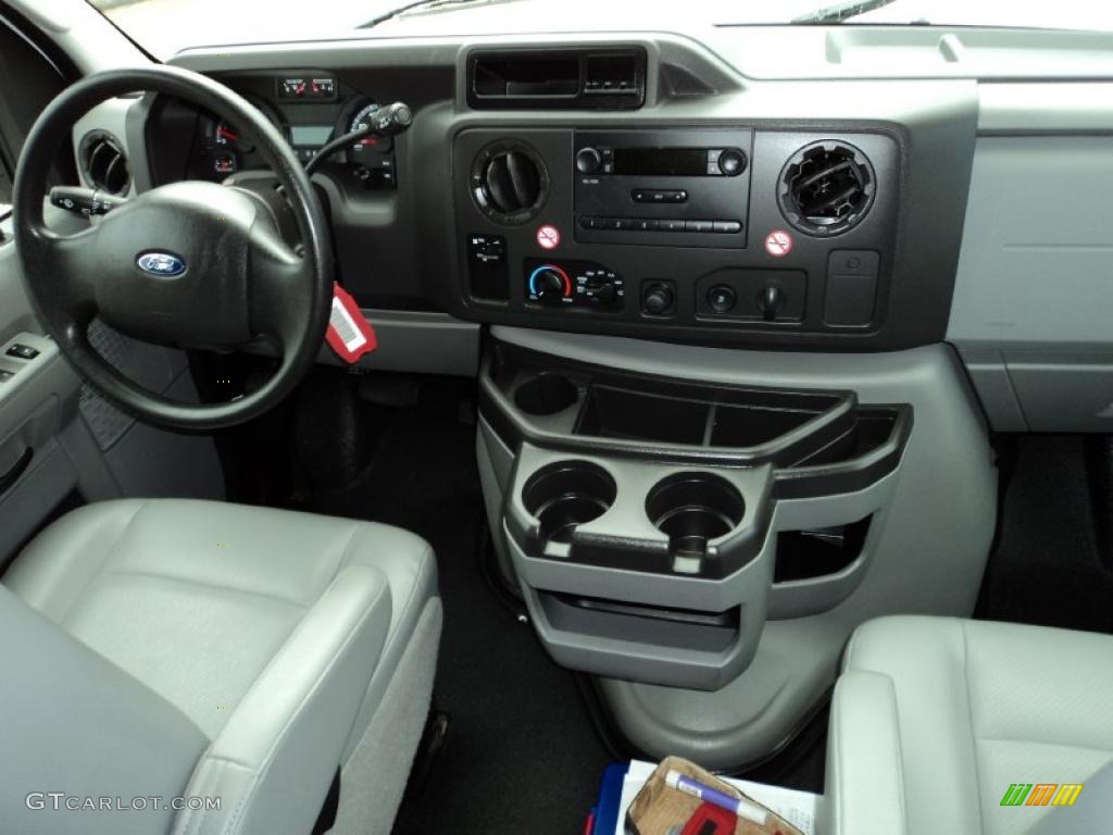 2011 Ford E Series Van E250 XL Cargo Medium Flint Dashboard Photo #47331187