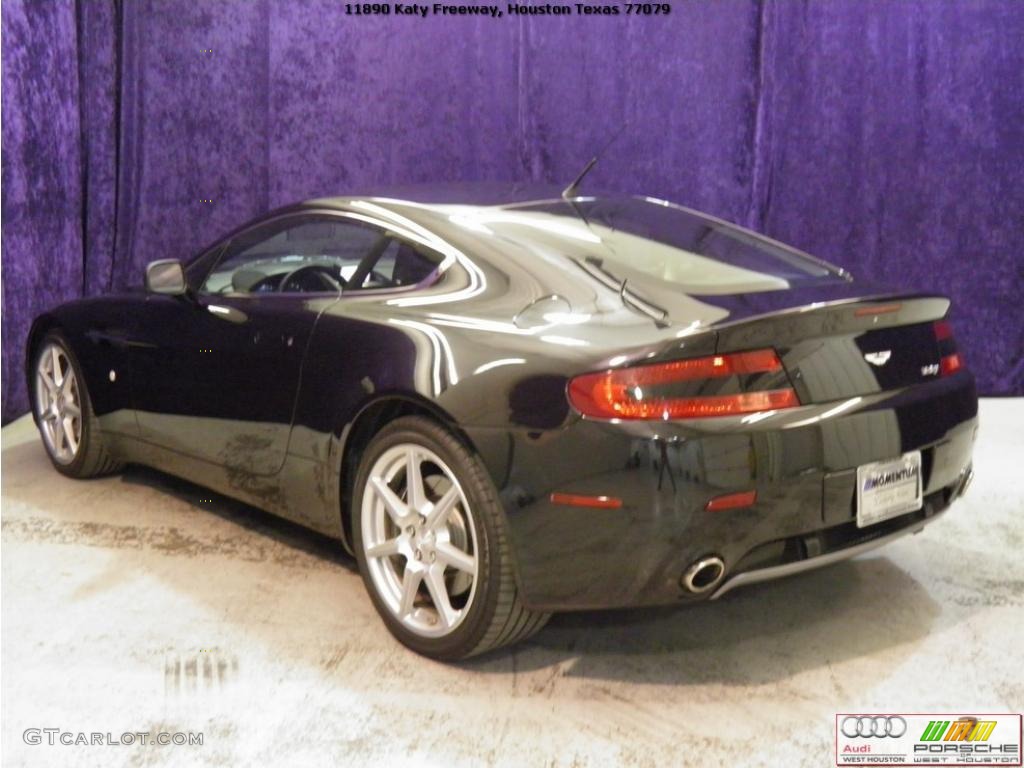 2007 V8 Vantage Coupe - Black / Obsidian Black photo #19