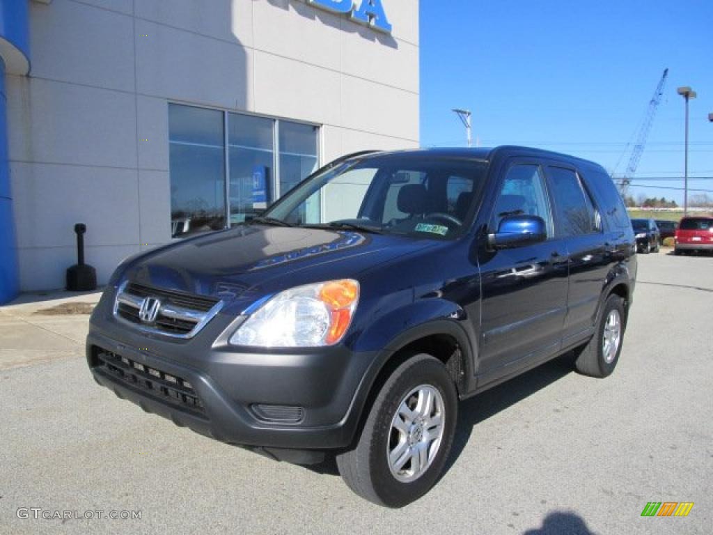 2004 CR-V EX 4WD - Eternal Blue Pearl / Black photo #2