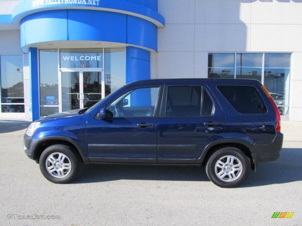 2004 CR-V EX 4WD - Eternal Blue Pearl / Black photo #3