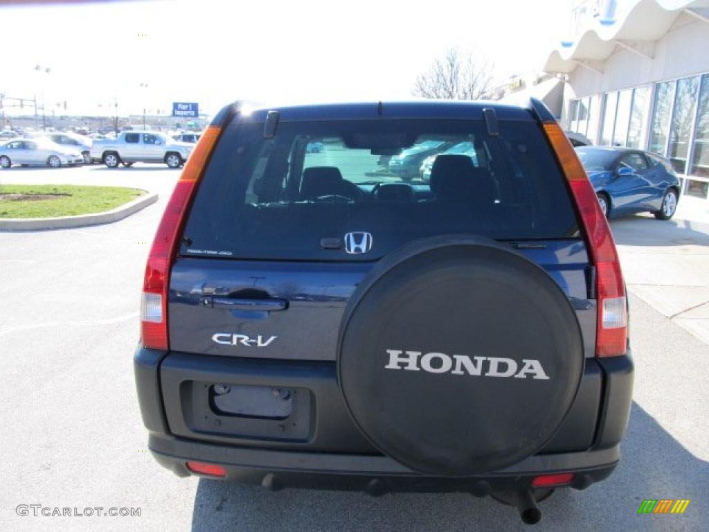 2004 CR-V EX 4WD - Eternal Blue Pearl / Black photo #6