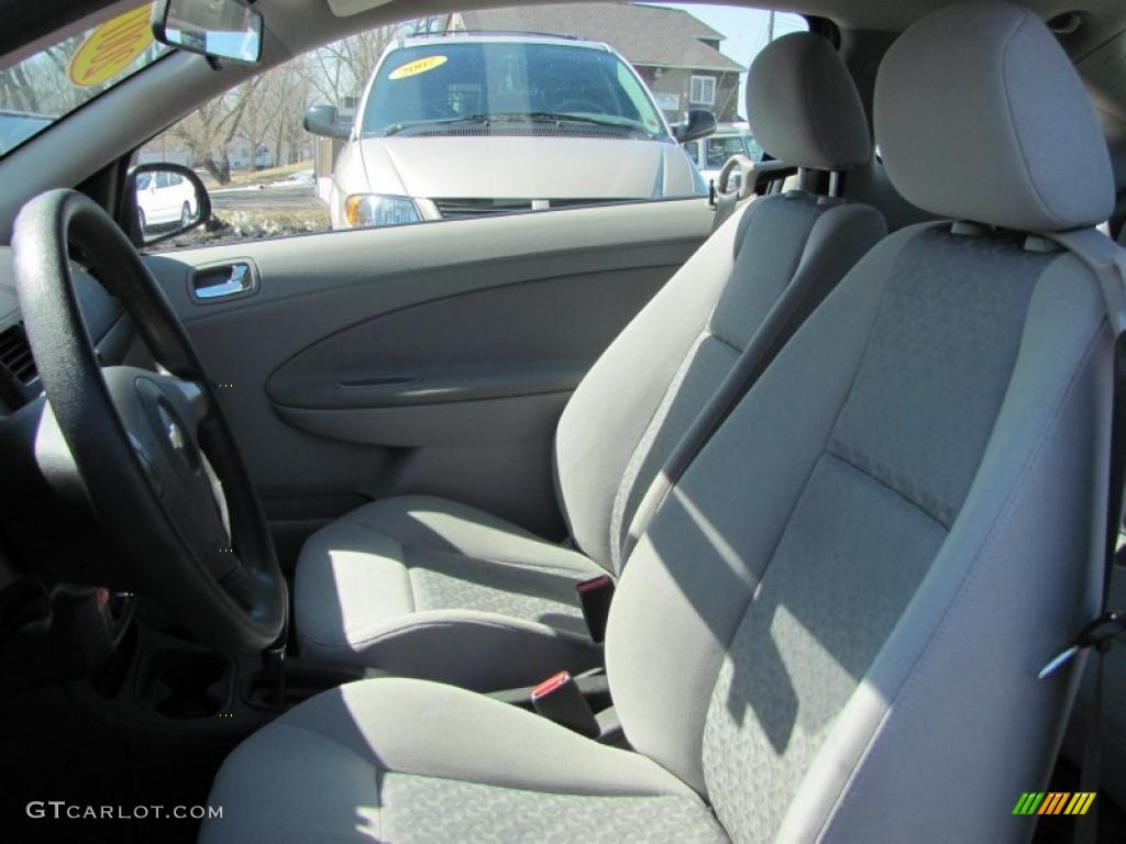 2007 Cobalt LS Coupe - Black / Gray photo #6