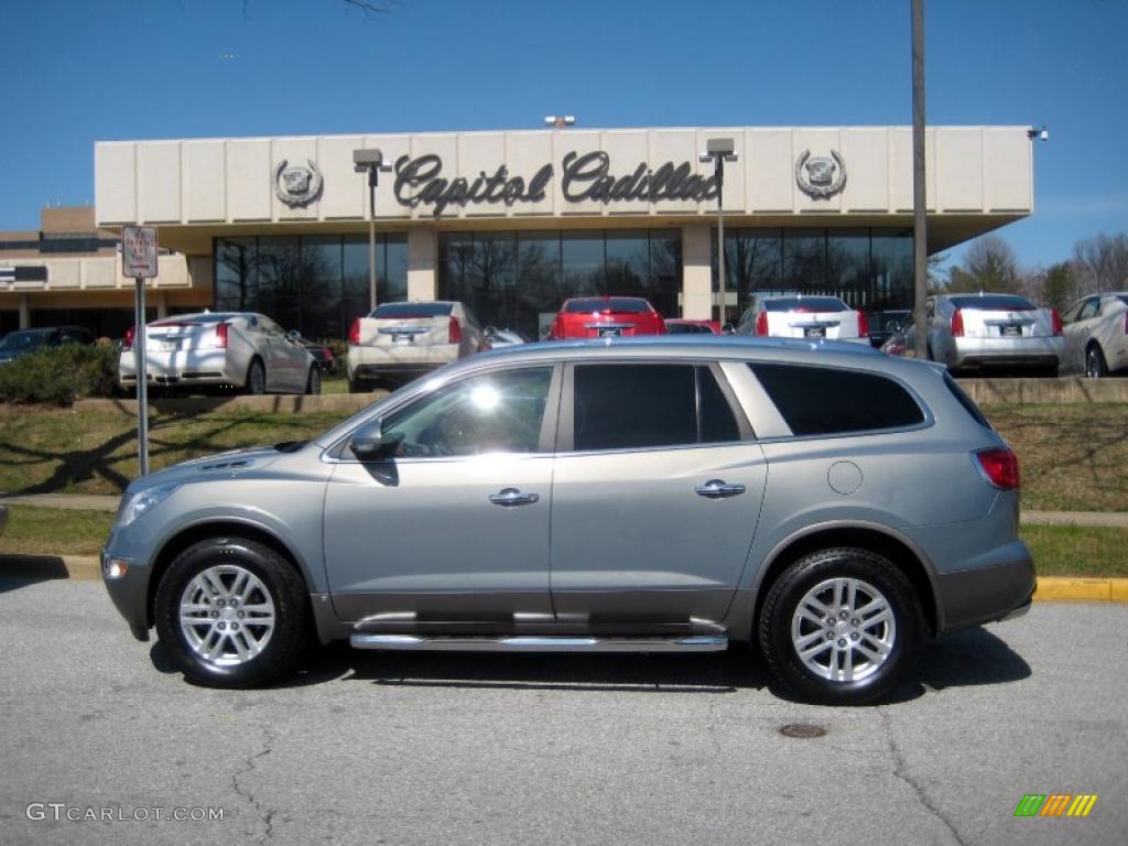 2008 Enclave CX AWD - Blue Gold Crystal Metallic / Titanium/Dark Titanium photo #1