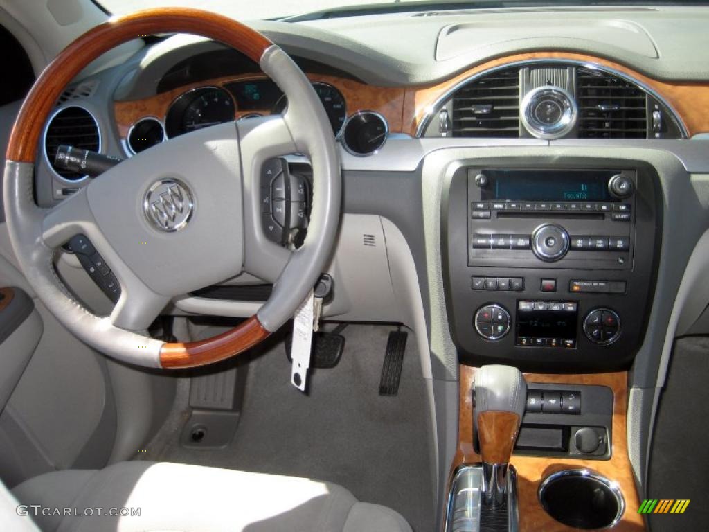 2008 Buick Enclave CX AWD Titanium/Dark Titanium Dashboard Photo #47334859