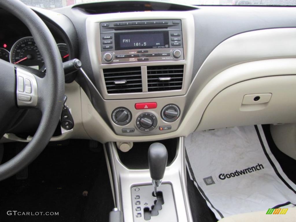 2009 Subaru Impreza 2.5i Sedan Ivory Dashboard Photo #47335579