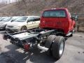 Vermillion Red - F350 Super Duty XL Regular Cab 4x4 Chassis Photo No. 2