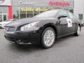 2011 Super Black Nissan Maxima 3.5 SV  photo #1